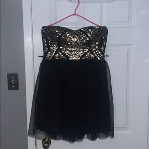 Eclipse Black/Gold Sequin Dress